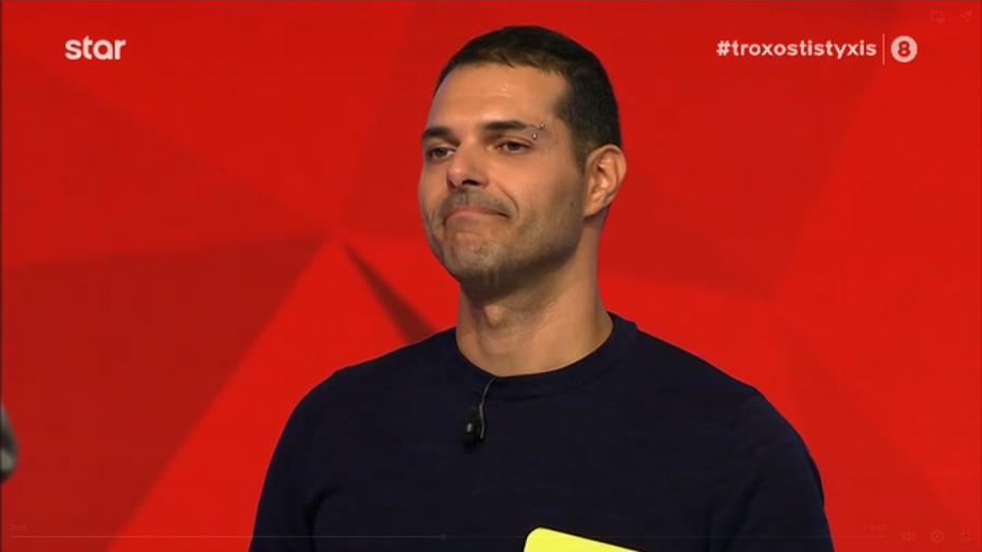 «Πάγωσε» ο Πέτρος Πολυχρονίδης: Η στιγμή που “έμειναν” όλοι στον Τροχό της Τύχης