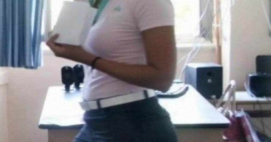 Αντιδράσεις για την εκπαιδευτικό στη Σαντορίνη που διδάσκει με ένα μωρό 20 μηνών στην αγκαλιά της