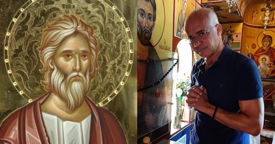 Γιώργος Μητσικώστας: Το προσκύνημα στον θαυματουργό Άγιο Ιούδα Θαδδαίο στην εκκλησία του
