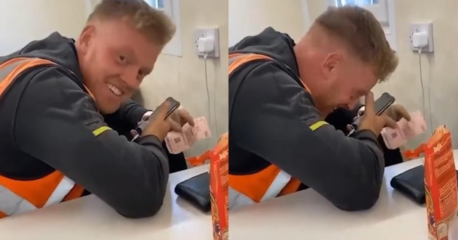 Έγινε πάμπλουτος σε μια νύχτα: H στιγμή που 28χρονος εργάτης μαθαίνει ότι κέρδισε 1.200.000€ στο Λόττο