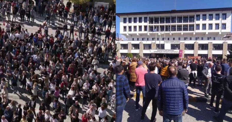 Μεγάλο συλλαλητήριο στη Καστοριά: Διαδήλωσαν κατά της ακρίβειας στα καύσιμα και την ενέργεια