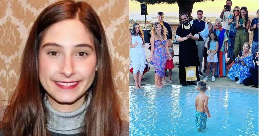 Φωτεινή Αθερίδου: Αντιδράσεις για τη βάφτιση του γιου της σε πισίνα και η απάντηση του κληρικού που τέλεσε το μυστήριο