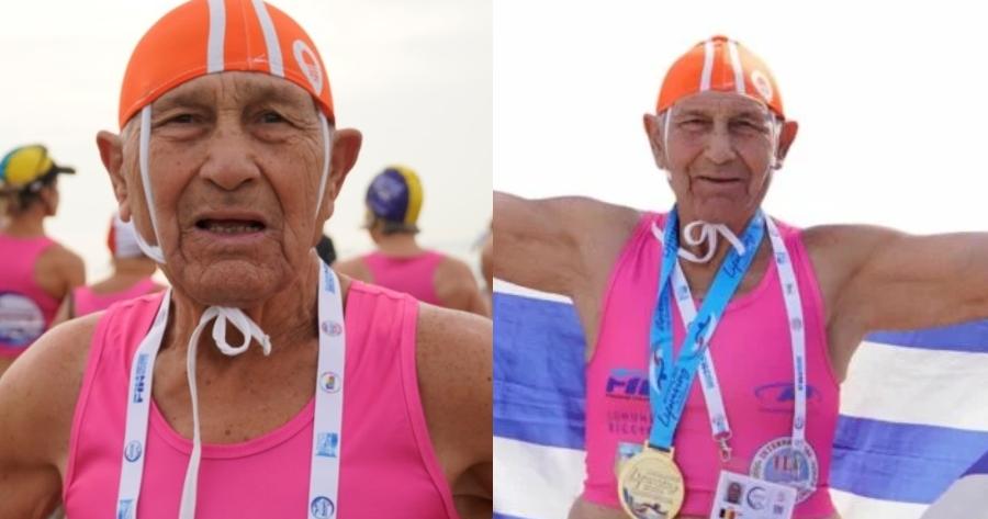 Παντελής Αβραμίδης: O 81χρονος καρκινοπαθής που κέρδισε το χρυσό μετάλλιο στους Παγκόσμιους Ναυαγοσωστικούς Αγώνες στην Ιταλία