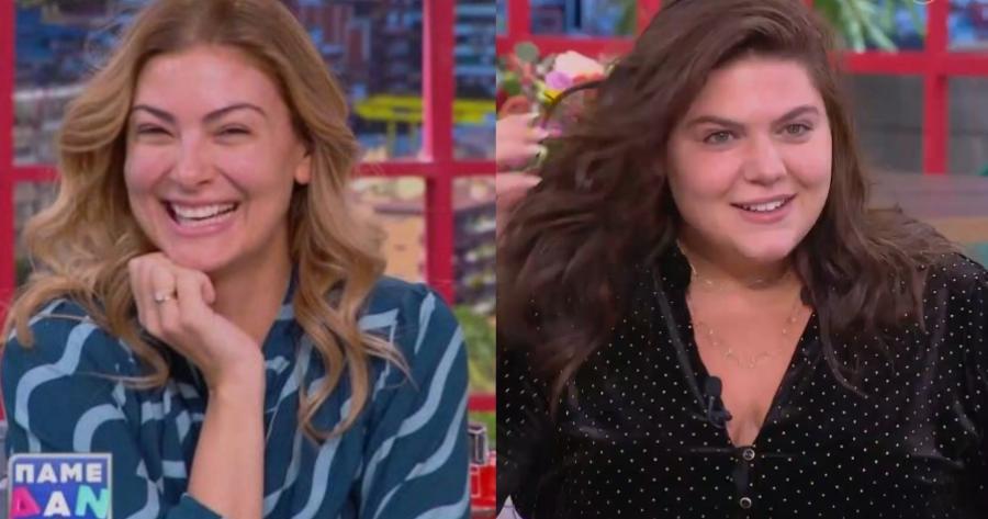 Φυσική, ελληνική ομορφιά: Η Δανάη Μπάρκα και η Δέσποινα Καμπούρη ξεβάφτηκαν στον αέρα της εκπομπής