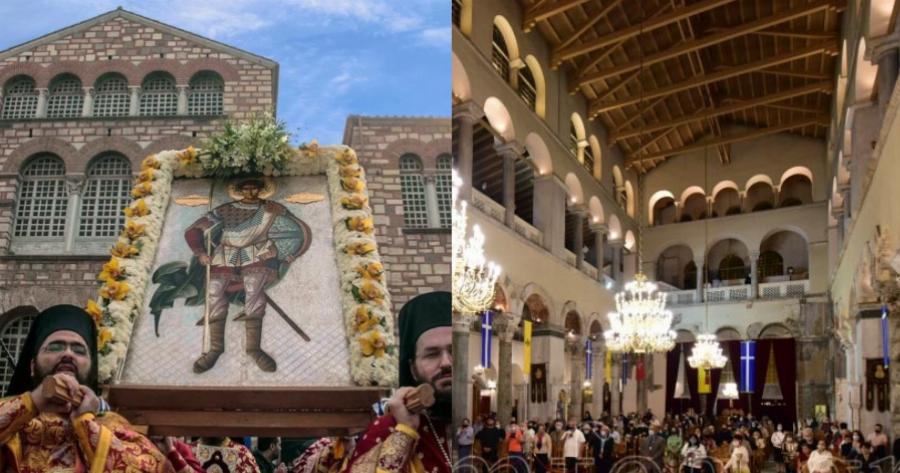 Μεγάλη γιορτή σήμερα: Η Θεσσαλονίκη ξενυχτά στον Άγιο Δημήτριο – Εκατοντάδες πιστοί για το προσκύνημα