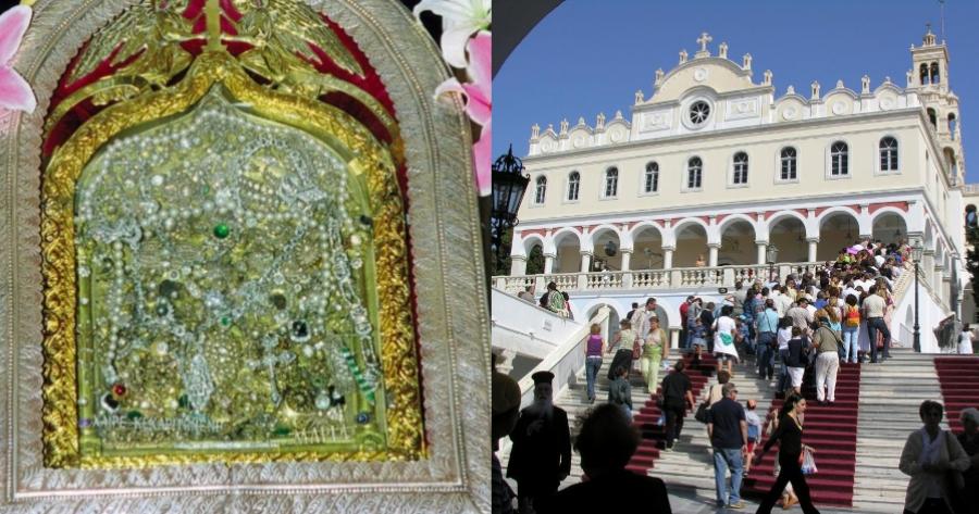 Θαυματουργή Παναγία της Τήνου: Το μεγαλύτερο θαύμα της Μεγαλόχαρης στο τυφλό παιδάκι, τον Νικολάκη μας