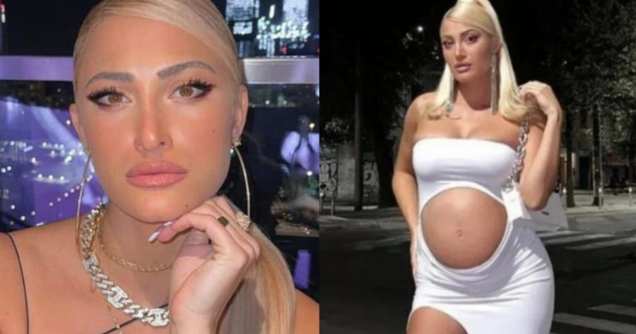 Όλα τα βλέμματα στα πόδια της: Η Ιωάννα Τούνη με πέδιλα 1.050 ευρώ και στενό φόρεμα, λίγο πριν γεννήσει