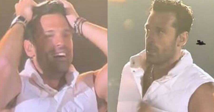 «Λύγισε» ο Κωνσταντίνος Αργυρός: Βούρκωσε πάνω στην σκηνή και έκανε τον σταυρό του στη συναυλία του στο ΟΑΚΑ