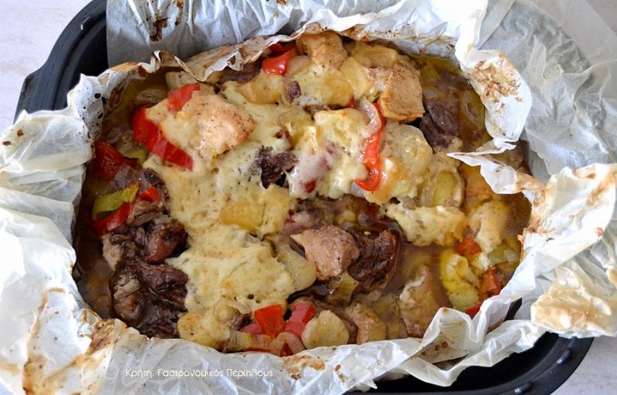 Γκιούλμπασι: Η λαχταριστή συνταγή για να γίνει το κρέας λουκούμι, με κεφαλοτύρι και λαχανικά