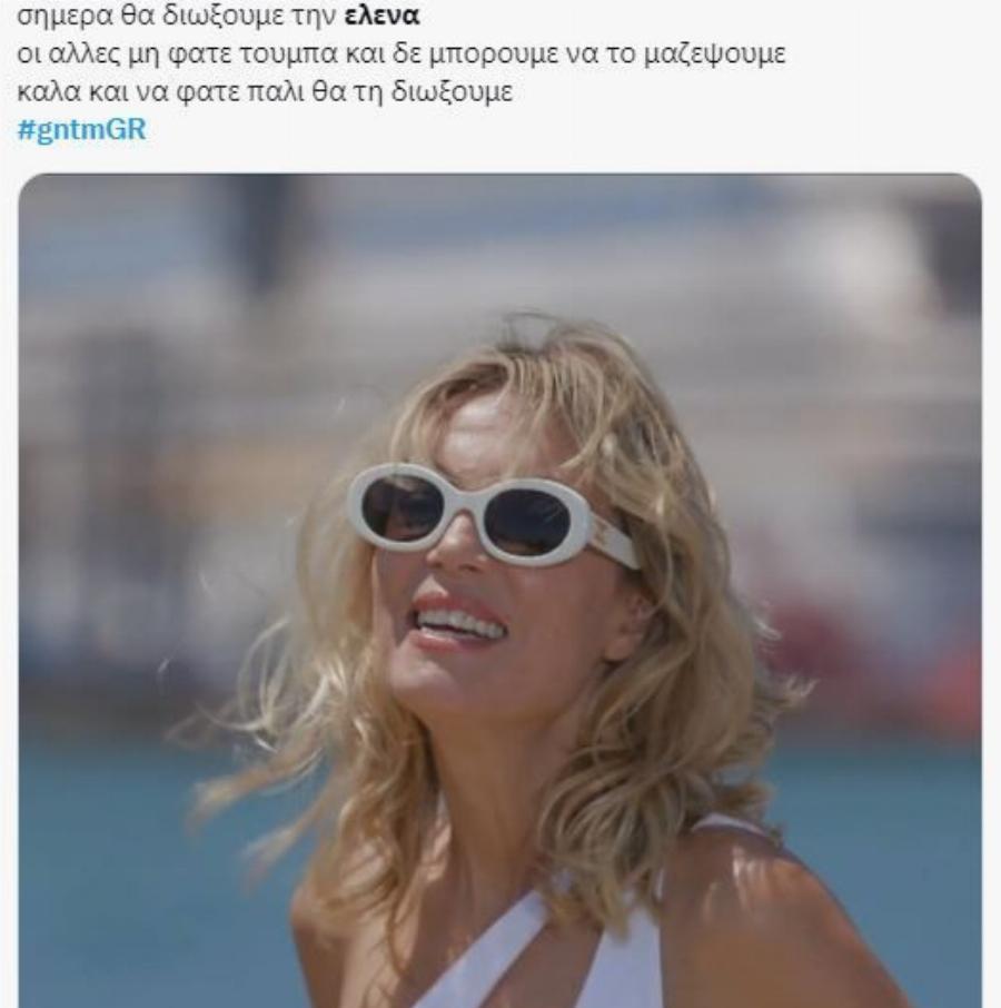 Η Έλενα Λυσάνδρου είδε την πόρτα της εξόδου από το GNTM, αλλά επέστρεψε στα social – Έξαλλοι στο Twitter με την Καγιά
