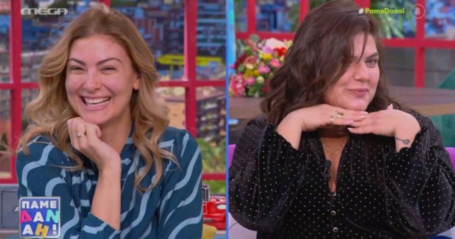 Φυσική, ελληνική ομορφιά: Η Δανάη Μπάρκα και η Δέσποινα Καμπούρη ξεβάφτηκαν στον αέρα της εκπομπής