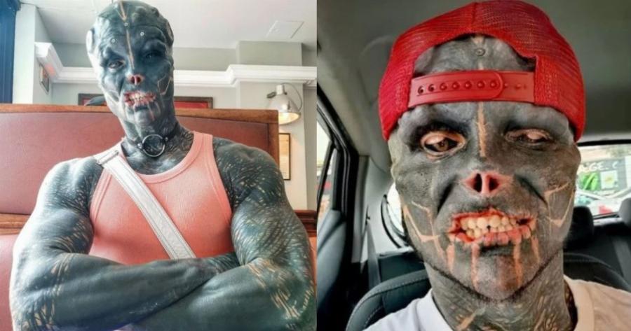 «Είμαι άνθρωπος! Θέλω να βρω δουλειά και δεν μπορώ!»: Σε αγανάκτηση ο 33χρονος που έχει μεταμορφωθεί σε εξωγήινο