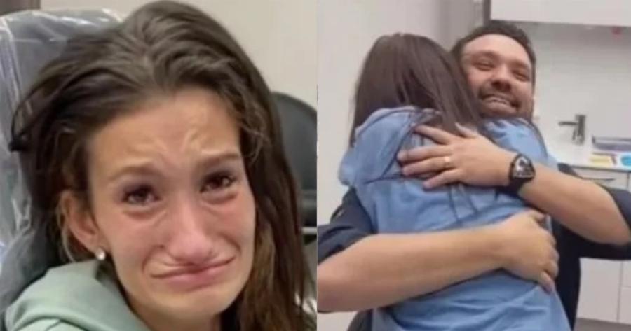 Απέκτησε και πάλι το χαμόγελό της: Έχασε όλα τα δόντια της από τις καταχρήσεις και ένας οδοντίατρος την μεταμόρφωσε