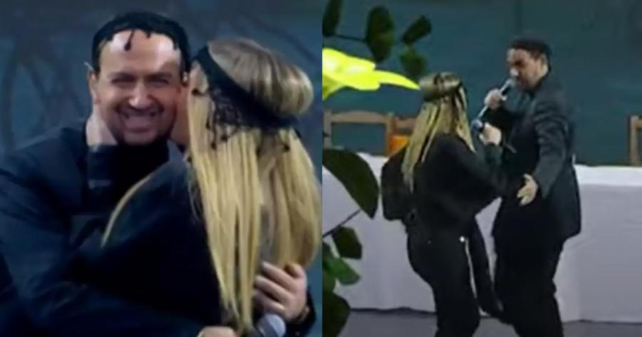 Μαυρίκιος Μαυρικίου και Ιλάειρα Ζήση αλά Δημήτρης Παπαμιχαήλ και Αλίκη Βουγιουκλάκη στη σκηνή του J2US