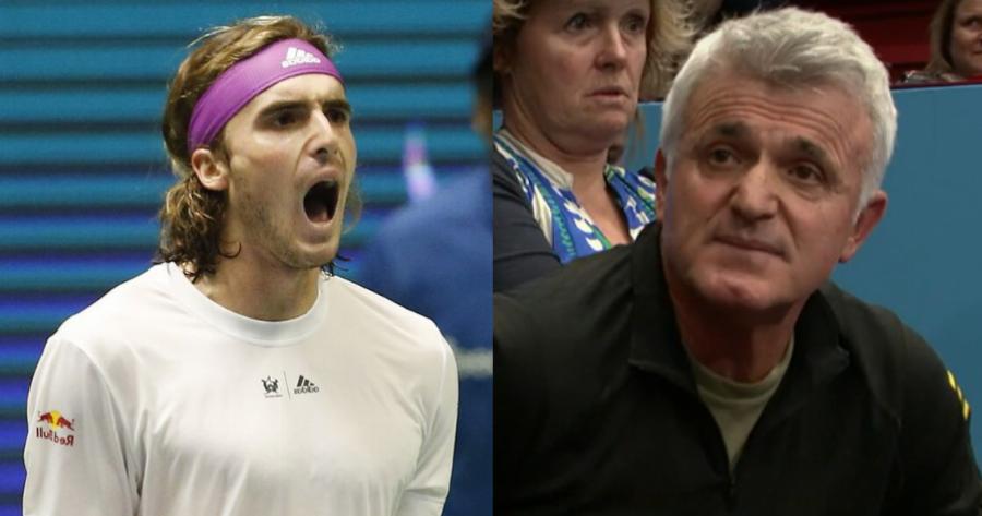 Δεν έχει τέλος ο Τσιτσιπάς: Έβρισε τον πατέρα του και τον έδιωξε από την εξέδρα