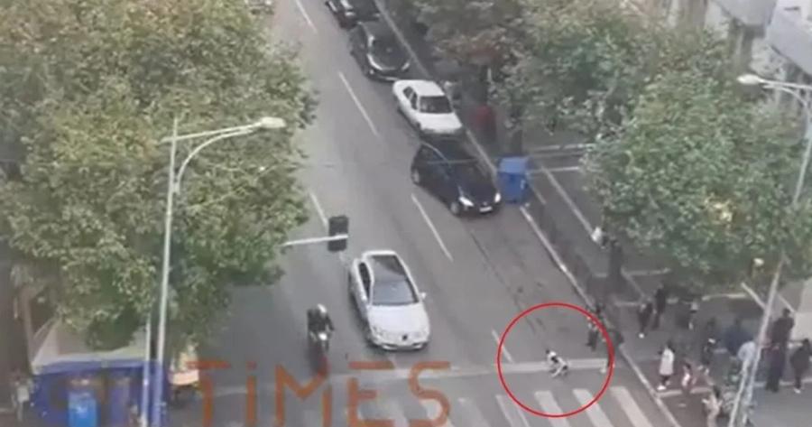 Σχημάτισαν «ανθρώπινη αλυσίδα» για να περάσει ένα τραυματισμένο σκυλάκι: Συγκινητικό στιγμιότυπο στη Θεσσαλονίκη