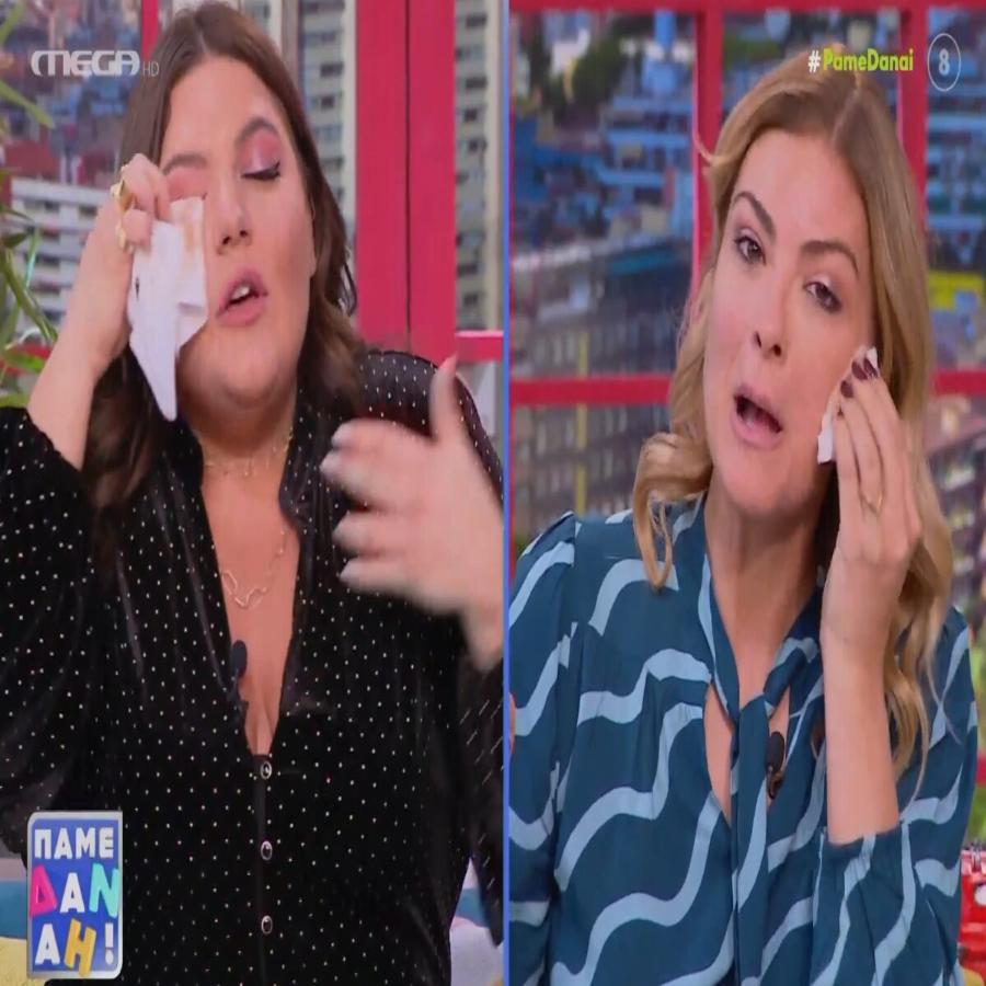 Φυσική, ελληνική ομορφιά: Η Δανάη Μπάρκα και η Δέσποινα Καμπούρη ξεβάφτηκαν στον αέρα της εκπομπής