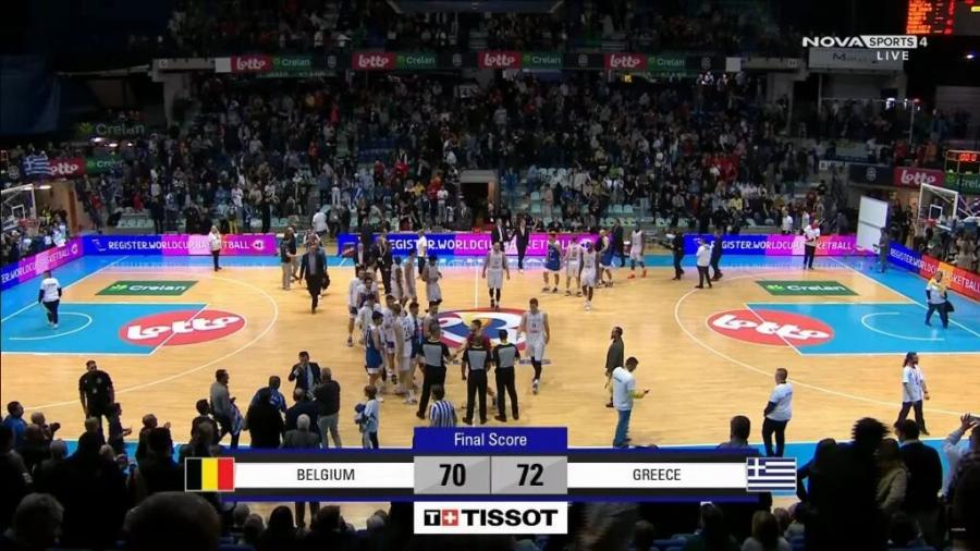 Μεγάλη νίκη για την Εθνική μπάσκετ: Νίκησε 72-70 το Βέλγιο και προκρίθηκε στο Παγκόσμιο Κύπελλο 2023, δύο αγωνιστικές πριν από το φινάλε