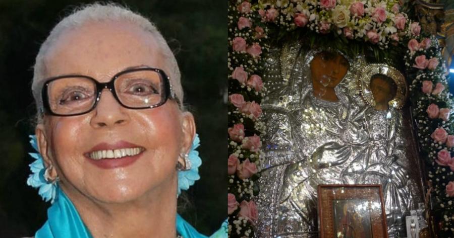 Νόνικα Γαληνέα: «Πιστεύω πολύ στην Παναγία. ∆εν µας έχει µείνει και κάτι άλλο εκτός από την πίστη µας»