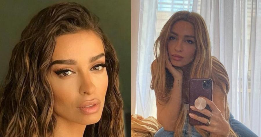 Ολόλευκη, τεράστια και μίνιμαλ: Η Ελένη Φουρέιρα στην κουζίνα της δείχνει το σοκολατένιο γλυκό που τρώει