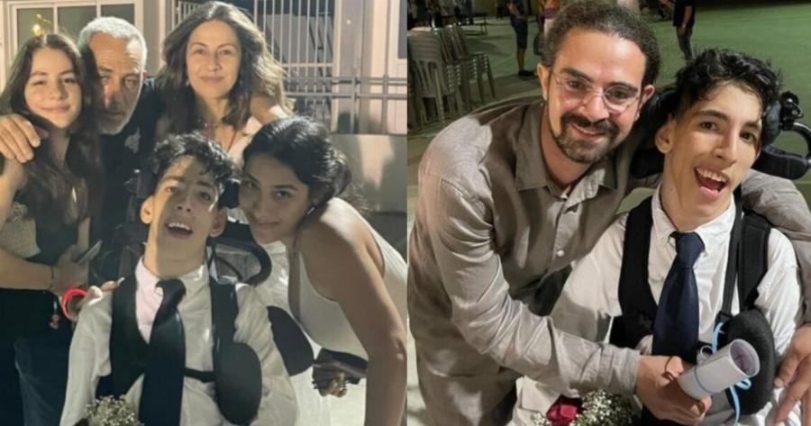 Παραδίδει μαθήματα ζωής: Ο 17χρονος Νικόλας με εγκεφαλική παράλυση τελείωσε το λύκειο με άριστα