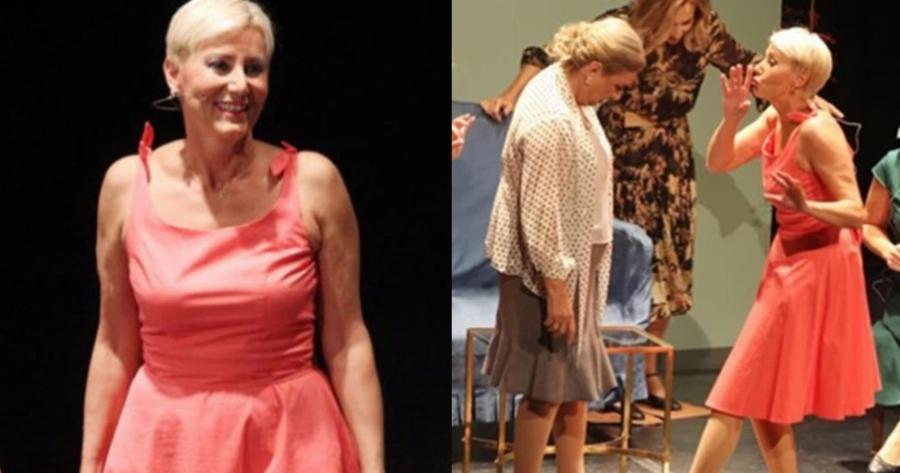 Πρώτη φορά πάνω στο σανίδι: Η Νατάσα Παζαΐτη εντυπωσίασε με τις θεατρικές της ικανότητες