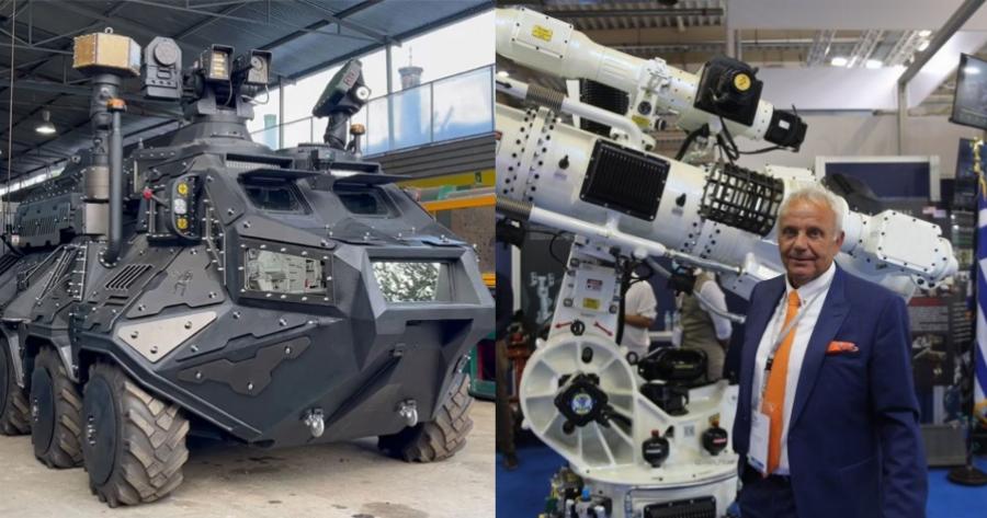 Μινώταυρος: Το ρομποτικό όχημα με σύστημα λέιζερ για την κατάρριψη drones που κατασκεύασε Λαρισαίος επιχειρηματίας