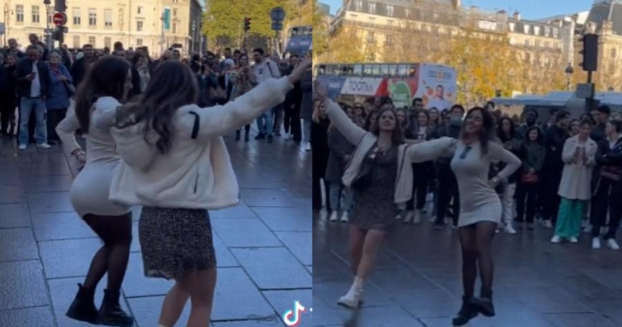 Κάνουν τον γύρο του διαδικτύου: Οι Ελληνίδες που χόρεψαν Ικαριώτικο στο κέντρο του Παρισιού και έγιναν viral