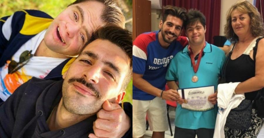 Γιώργος και Nίκος Τζερεμές: Δύο αχώριστα αδέρφια ο ένας με σύνδρομο Down που τους δένουν πολλά περισσότερα από την αγάπη