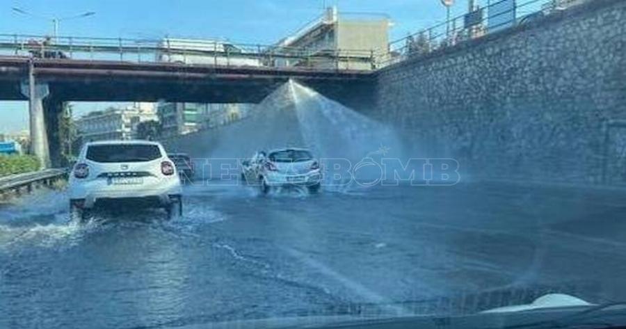 Κυκλοφοριακό χάος στον Κηφισό: Έσπασε αγωγός νερού στο ύψος της Νέας Φιλαδέλφειας