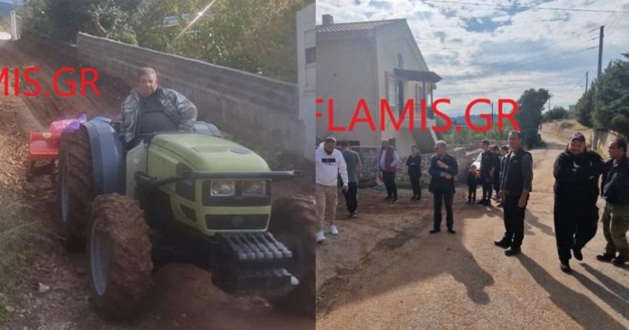 Μαθητές «πληρώνουν» τα λάθη των μεγάλων – Ένας δρόμος γεμάτος λάσπες με το μοναδικό όχημα που μπορεί να το διασχίσει ένα… τρακτέρ