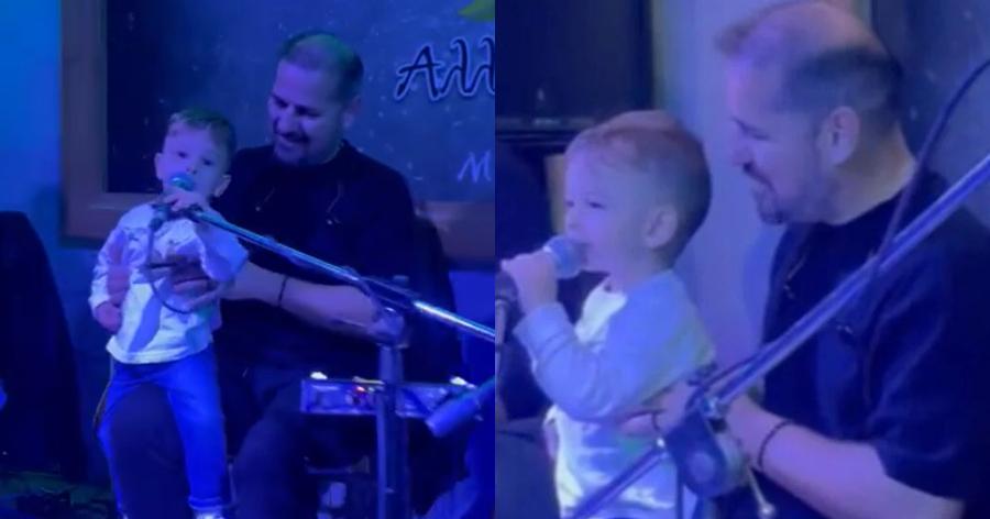 Χειροκρότημα δίχως τέλος: Σείστηκε όλο το κέντρο – Λεβέντης 2,5 ετών τραγουδάει κρητικά και προκαλεί ρίγη συγκίνησης