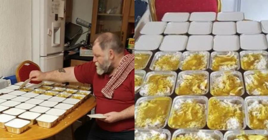 Αληθινή πράξη αγάπης: 65χρονος μαγειρεύει 50 γεύματα την εβδομάδα για τους άστεγους και τα πληρώνει όλα μόνος