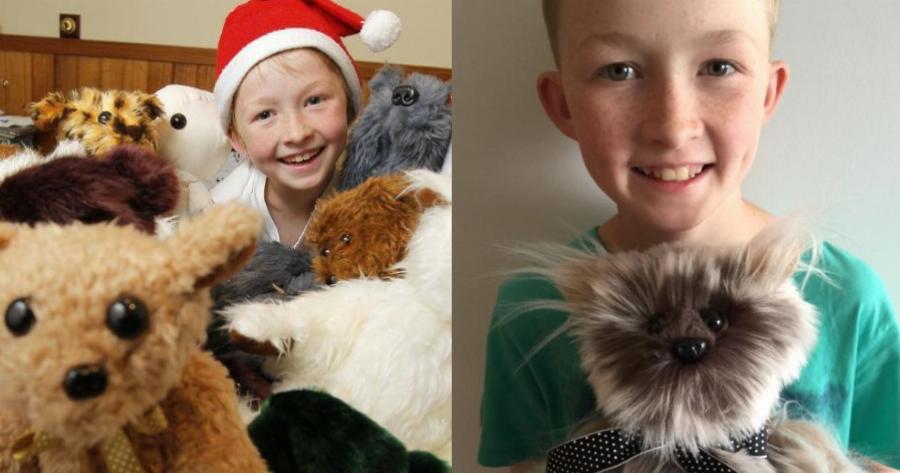 12χρονος συγκινεί: Το παιδί που έμαθε να ράβει λούτρινα παιχνίδια για να τα δώσει σε άρρωστα παιδιά