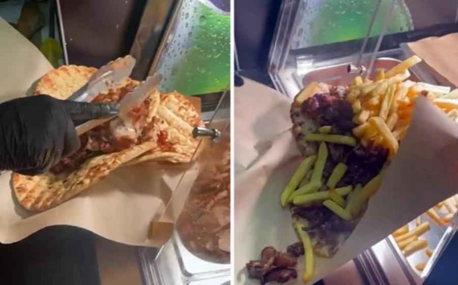 Το μεγαλύτερο πιτόγυρο της Ελλάδας : Ουρές στη Δράμα για μια δοκιμή για το τούμπανο και απολαυστικό τυλιχτό σουβλάκι που είναι τρίπιτο