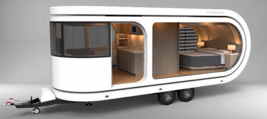 Είναι σαν γιγάντιο USB: Το τροχόσπιτο του μέλλοντος που με το πάτημα ενός κουμπιού έχει κάθε πολυτέλεια και κοστίζει 270.000