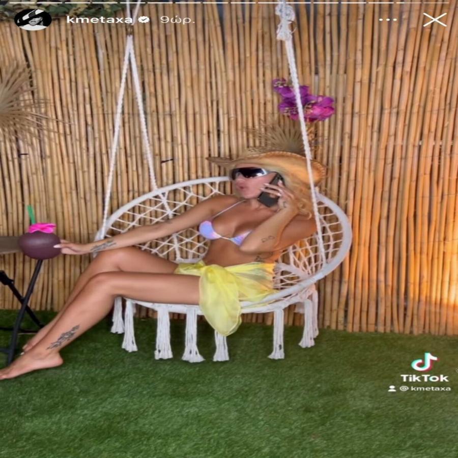 Με προσωπικό μπαρ στον κήπο και τεράστια πισίνα: Η μοντέρνα βίλα της Kόνι Μεταξά θυμίζει παλάτι στις Μαλδίβες