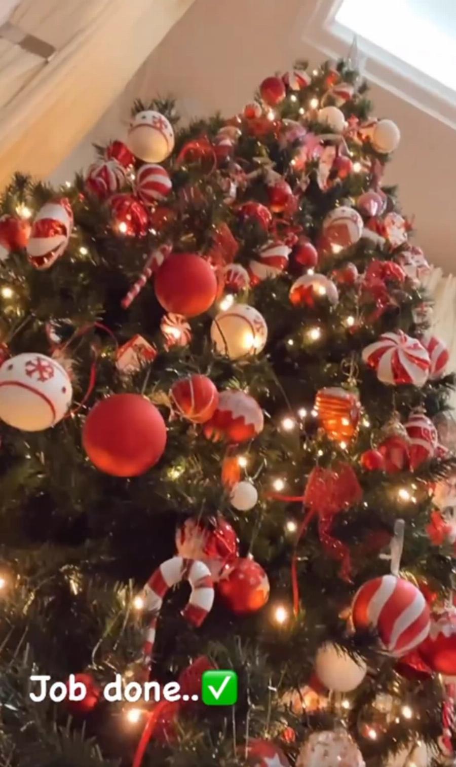 Λες και βγήκε από παραμύθι: Το θεόρατο Χριστουγεννιάτικο δέντρο που στόλισε η Μαριέττα Χρουσαλά στην έπαυλη της