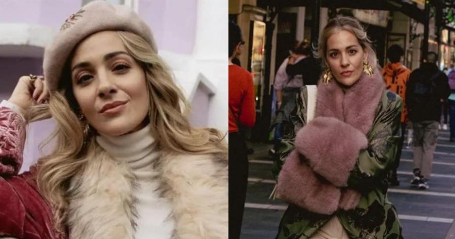 Η Νατάσσα Μποφίλιου στο Λονδίνο: Ένα ταξίδι και ένα γούνινο παλτό που έκανε το ελληνικό twitter να διχαστεί