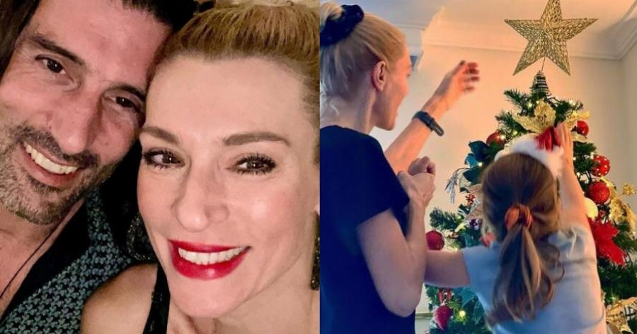 Τρισευτυχισμένη μητέρα η Ζέτα Δούκα: Το τρυφερό στιγμιότυπο με την οικογένεια της από το στολισμό του Χριστουγεννιάτικου δέντρου