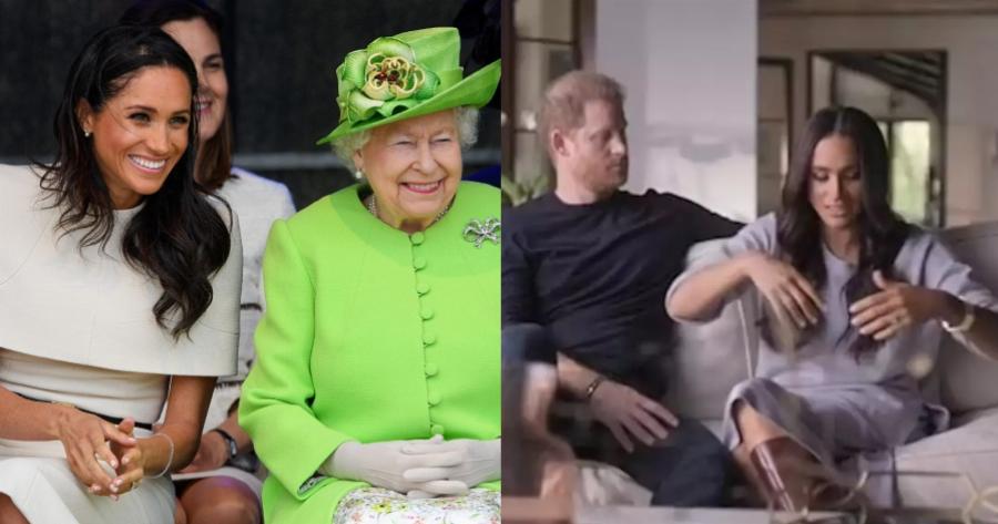 Η στιγμή που ο Χάρι έμεινε άναυδος: Η Μέγκαν κοροϊδεύει τη βασίλισσα δείχνοντας πως της υποκλίθηκε