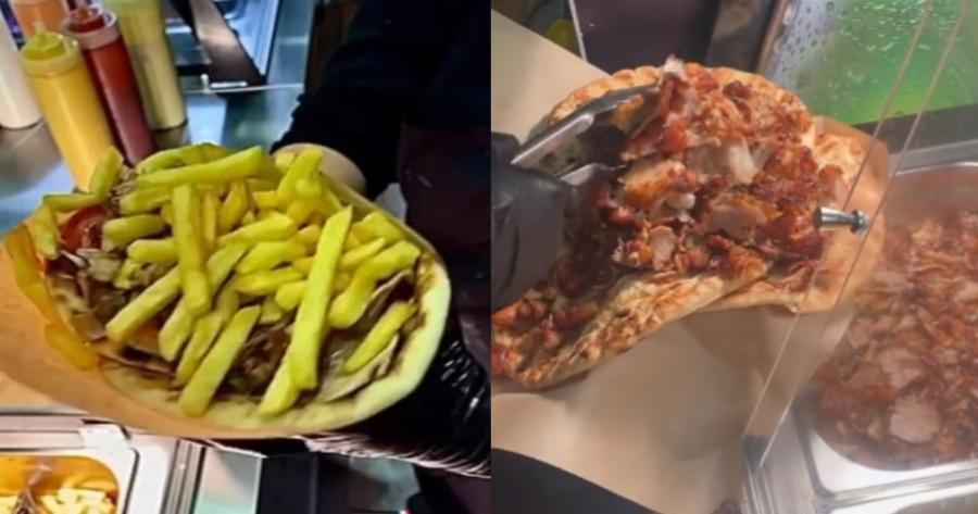 Το μεγαλύτερο πιτόγυρο της Ελλάδας : Ουρές στη Δράμα για μια δοκιμή για το τούμπανο και απολαυστικό τυλιχτό σουβλάκι που είναι τρίπιτο