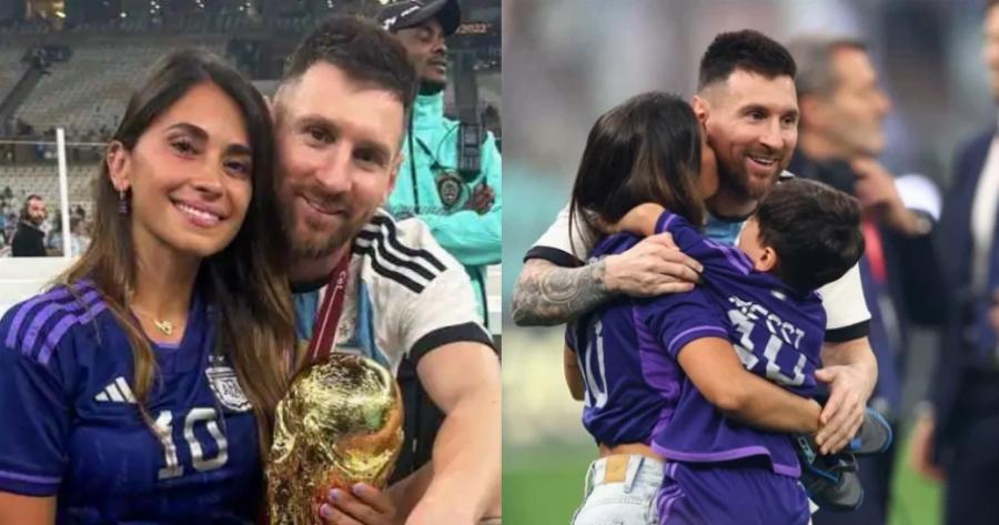 Χάθηκε στην αγκαλιά της οικογένειας του: Οι συγκλονιστικές φωτογραφίες με τον Μέσι και τα παιδιά του μετά τον θρίαμβο