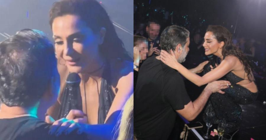 Δεν κρατιούνται: Τα δημόσια φιλιά της Δέσποινας Βανδή με τον Βασίλη Μπισμπίκη πάνω στη πίστα