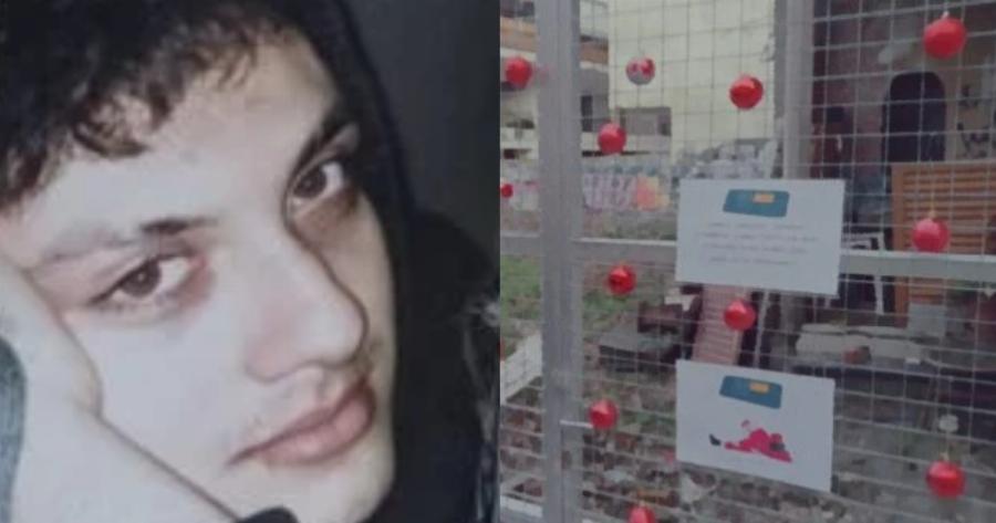 «Δεν σε ξεχνάμε ποτέ»: Συγκίνηση για τον τοίχο καλοσύνης στη Λάρισα, στο σημείο που πέθανε ο αδικοχαμένος φοιτητής