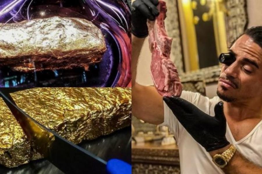 Ξανά στη… σέντρα ο Salt Bae: Το αδιανόητο ποσό που ζήτησε για κόψει μπριζόλα φορώντας ακουστικά