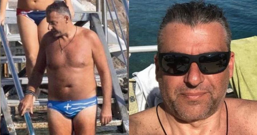 Χειμερινός κολυμβητής ο Γιώργος Λιάγκας: Εύχεται «Καλά Χριστούγεννα» μέσα από τη θάλασσα