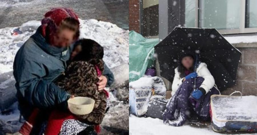 «Κρυώνω μαμά κάνε κάτι»: Η τραγική ιστορία μίας γυναίκας – Κοιμόμουν με την κόρη μου στον δρόμο ώσπου μας πήρε σπίτι του ένας άγνωστος