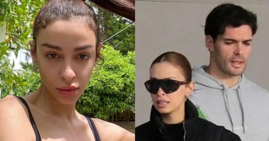 Ντυμένη στα μαύρα και με φουσκωμένη την κοιλιά: Σούσουρο με την Ελένη Φουρέιρα που απαθανατίστηκε στα νότια προάστια