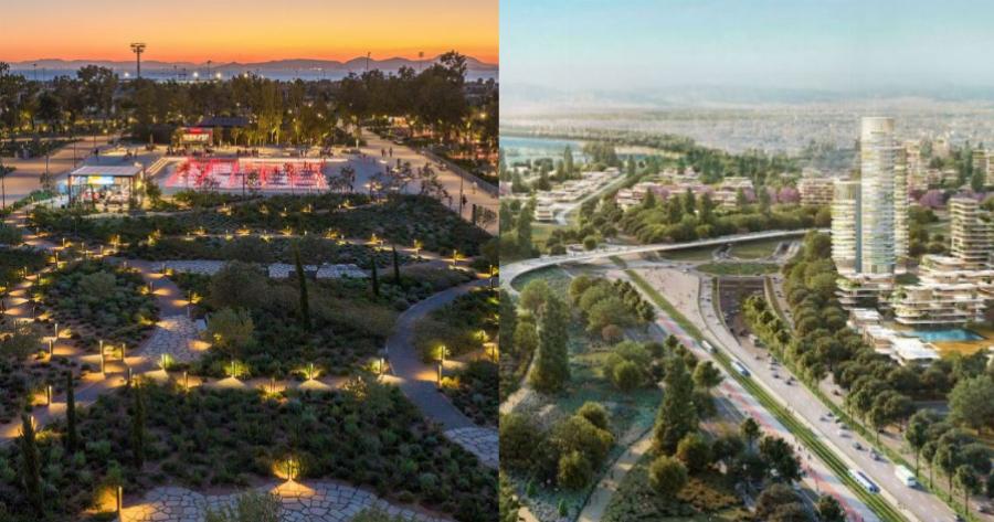 Συγκλονίζουν οι εικόνες από την ανάπλαση του Ελληνικού – Ο ουρανοξύστης Riviera Tower, το κανάλι νερού και η υπόγεια Ποσειδώνος